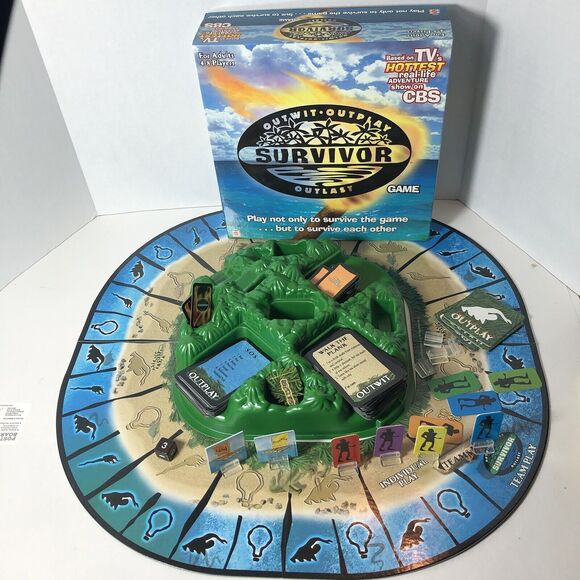 Mattel Survivor Board Game 2000 42745 No Pen No‎ Instructions - Picture 1 of 13
